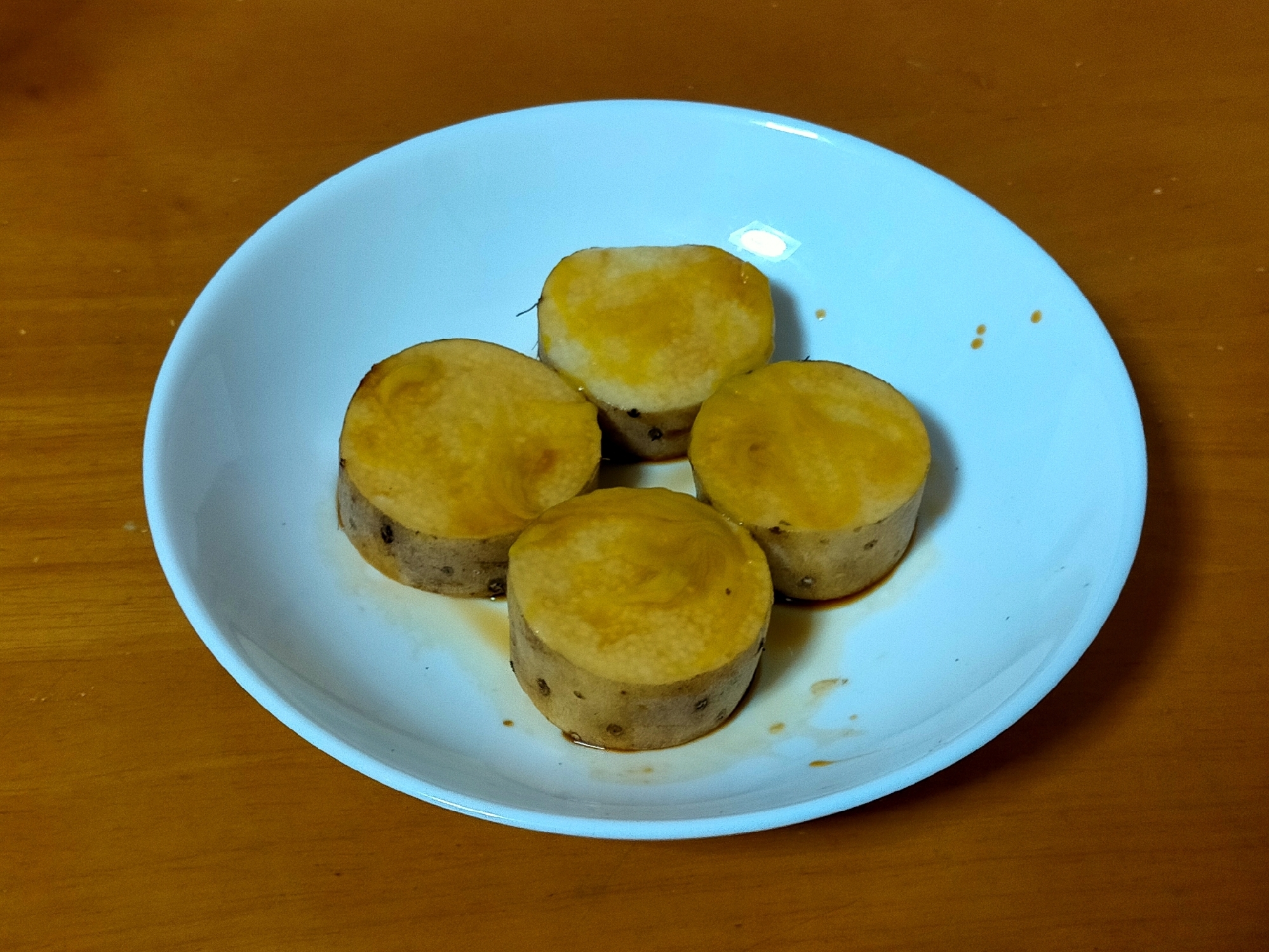 長芋のカラシ醤油ステーキ