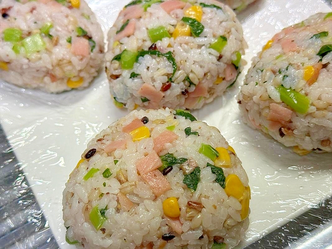 ピン・黄ぃ・緑で春色きれいで何よりざくざく歯応え玉