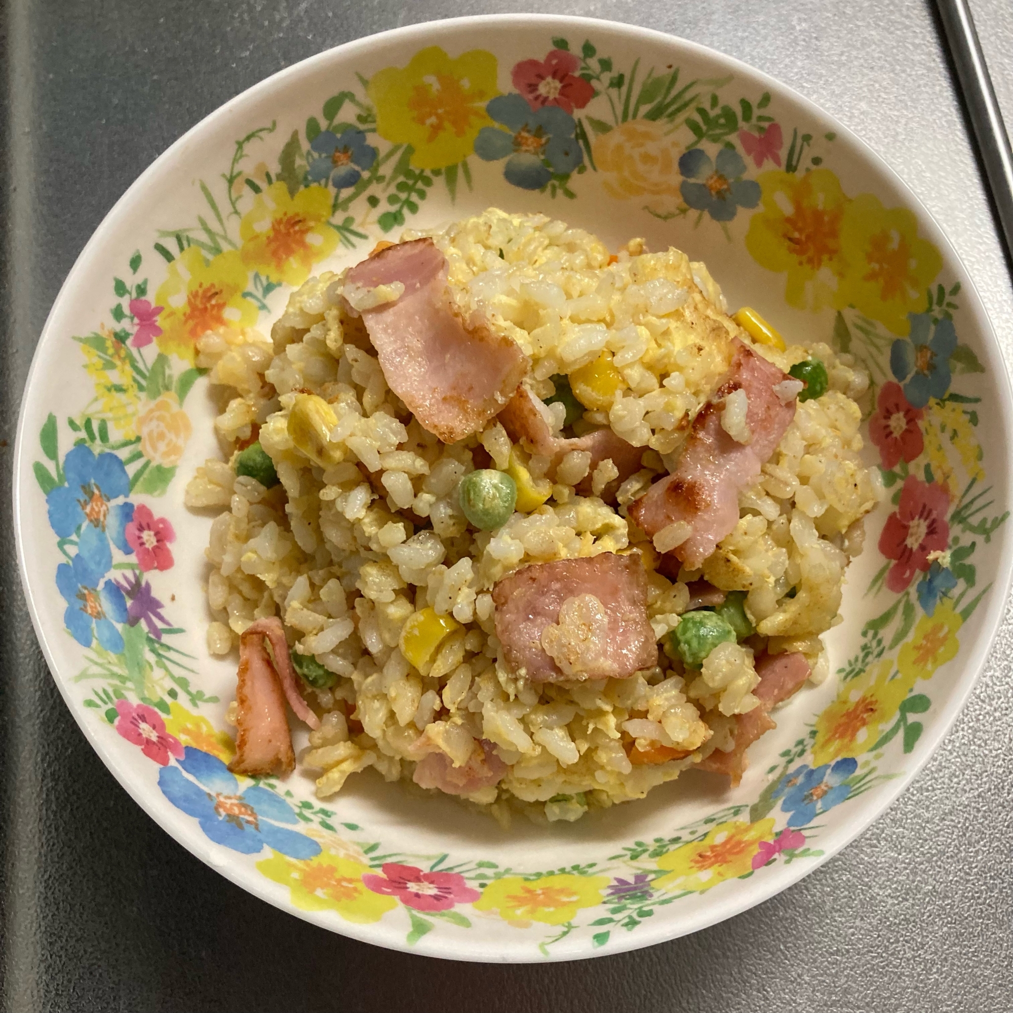 ベーコンマヨ炒飯