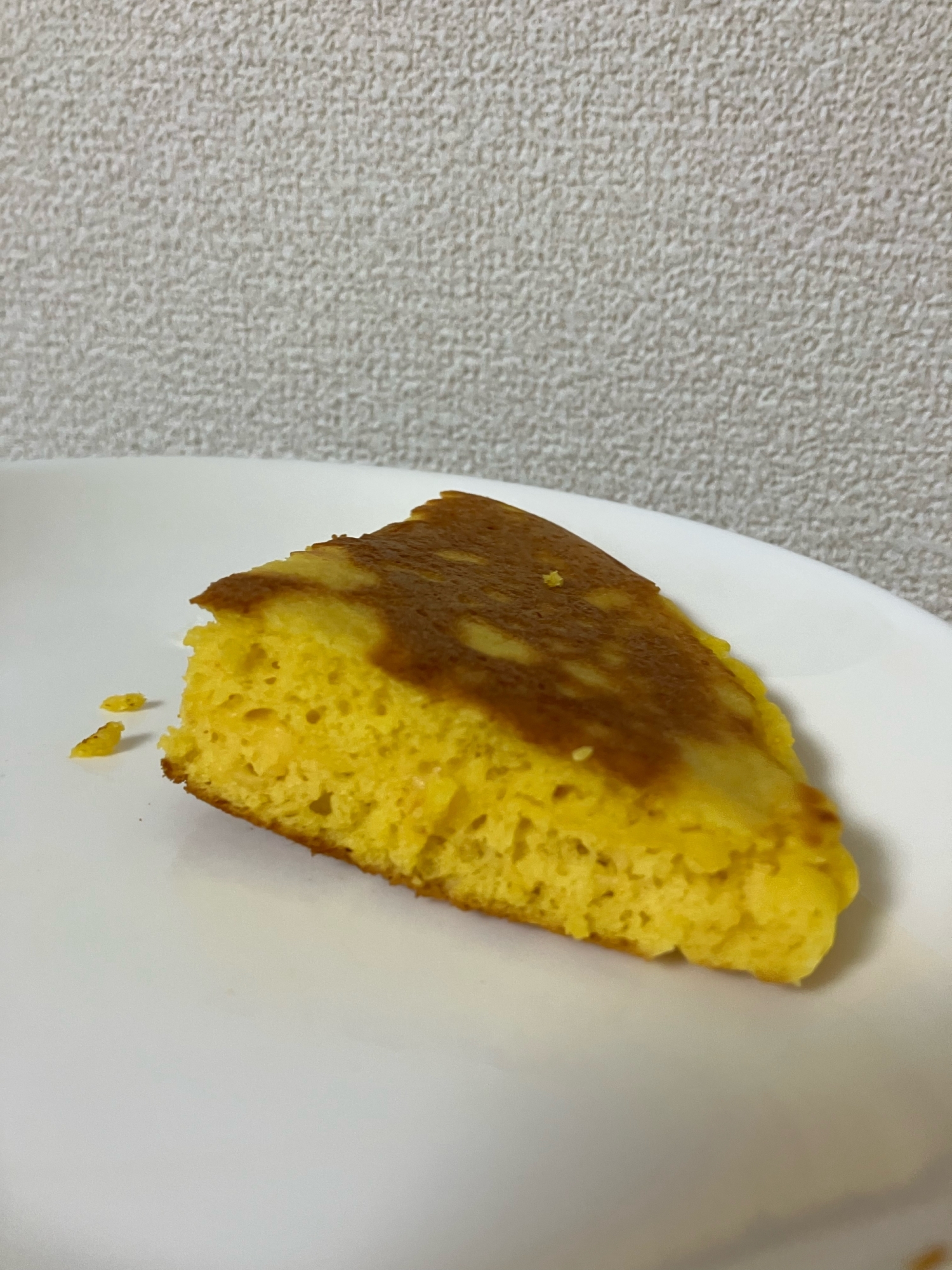 チーズと野菜ジュースのふっかふか米粉パンケーキ