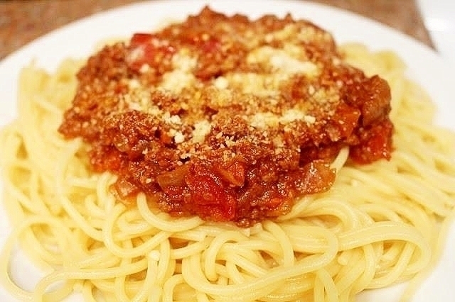 大量、作り置きに! スパゲッティ用のミートソース