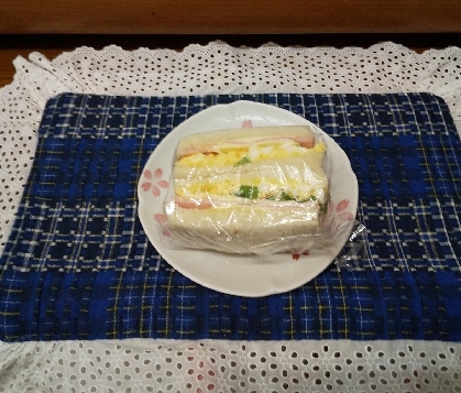 ☆卵ときゅうりとハムのサンドイッチ☆