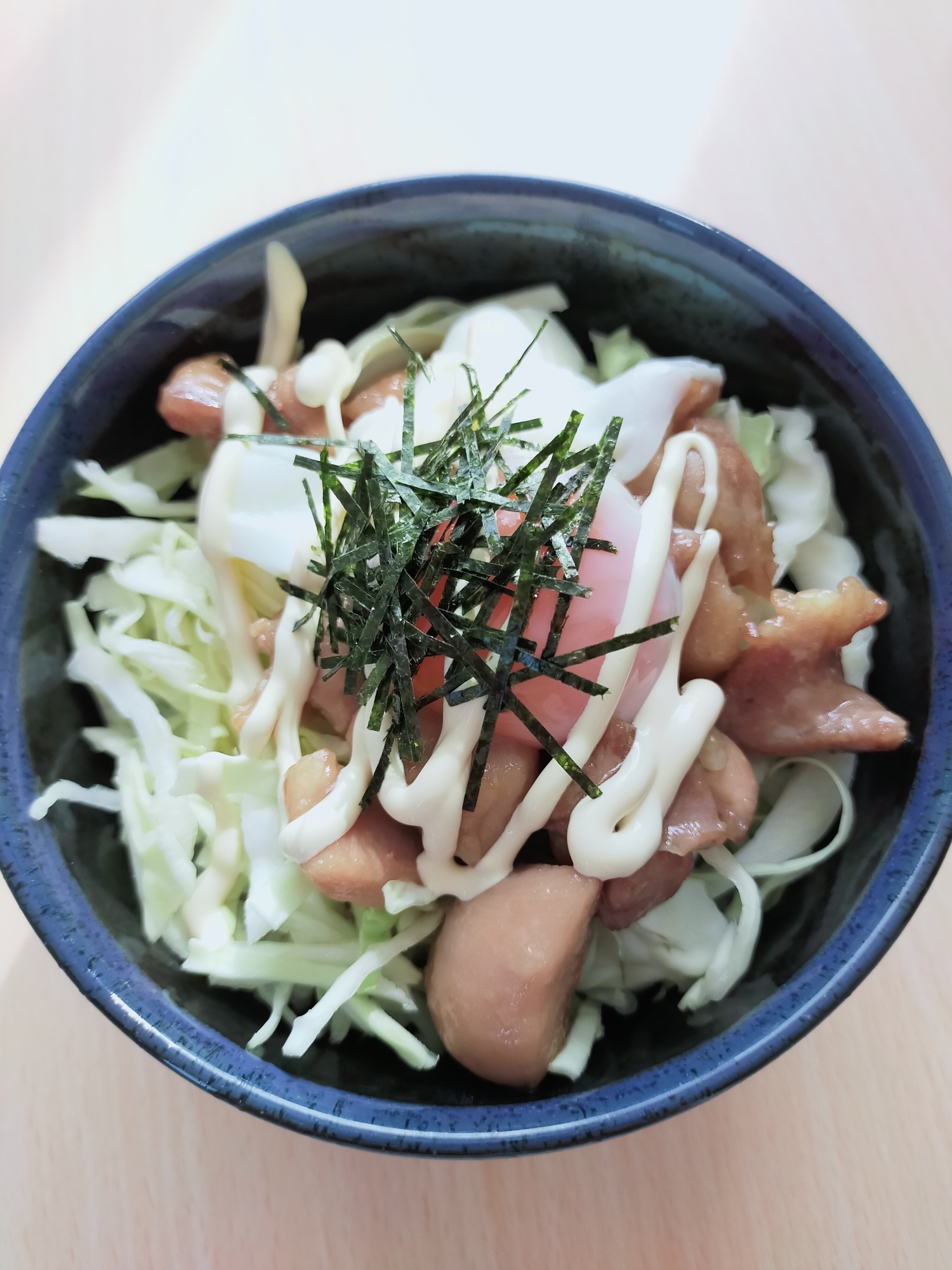 ランチにも♪キャベツと鶏肉の簡単どんぶり