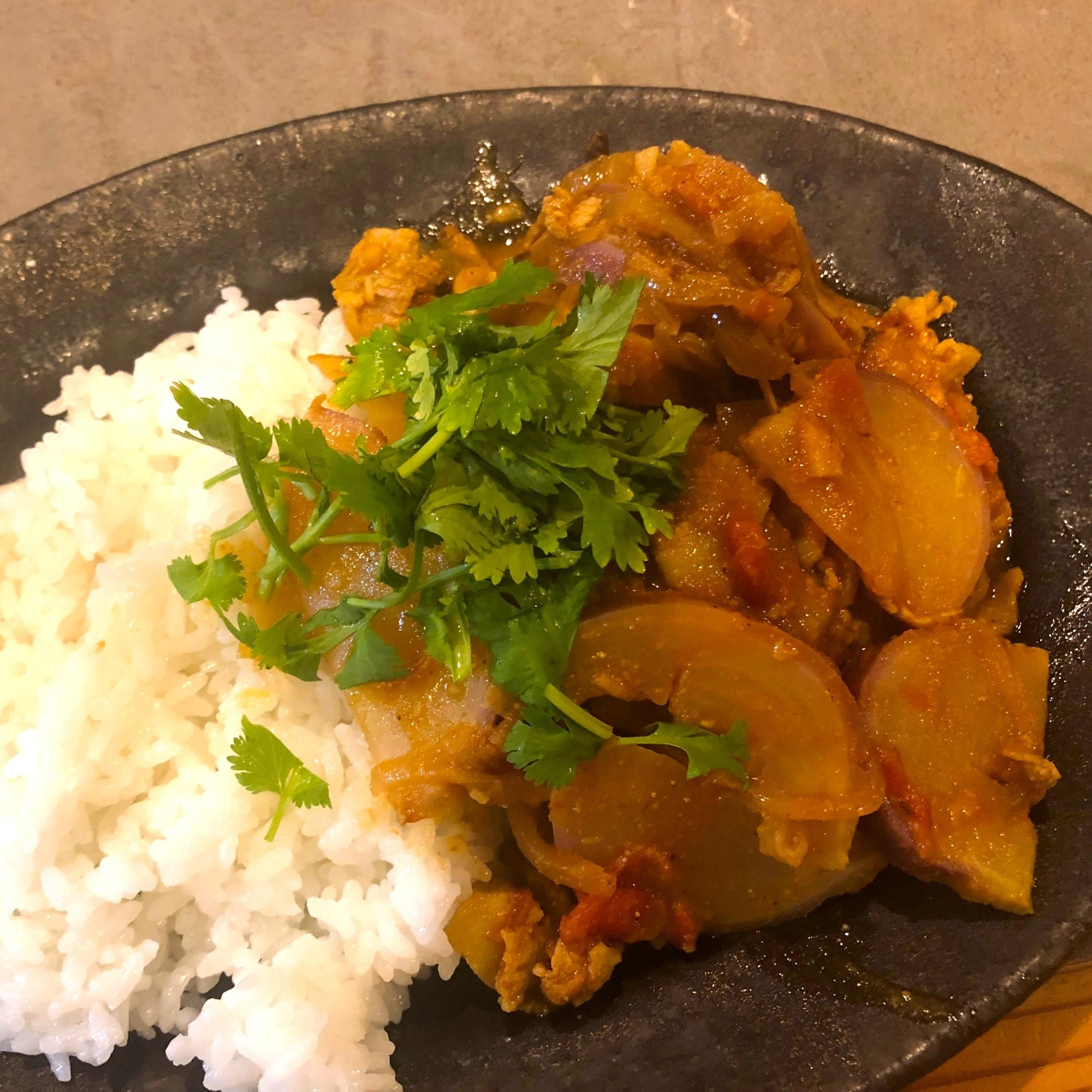 焼畑温海かぶと豚バラのスパイスカレー