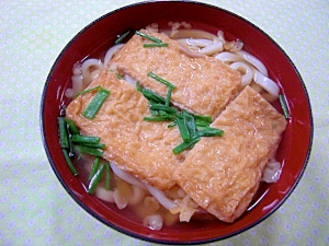 簡単きつねうどん