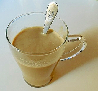 玄米豆乳コーヒー