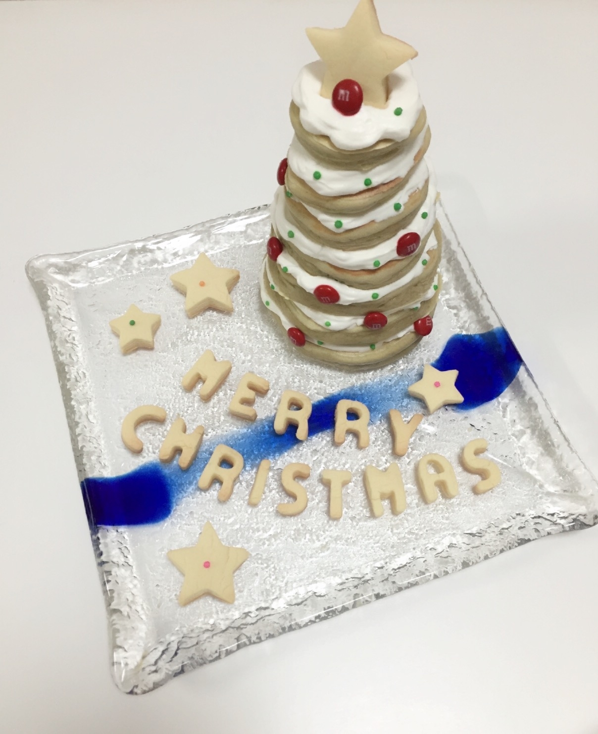 X Mas Ver 抹茶ホットケーキでツリー レシピ 作り方 By まかろん 楽天レシピ