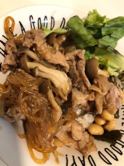 10分で完成♪糸こんにゃくと牛肉の甘辛炒め