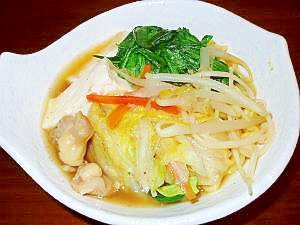 「素」がなくても出来るのよ！　ラーメン鍋しょうゆ味