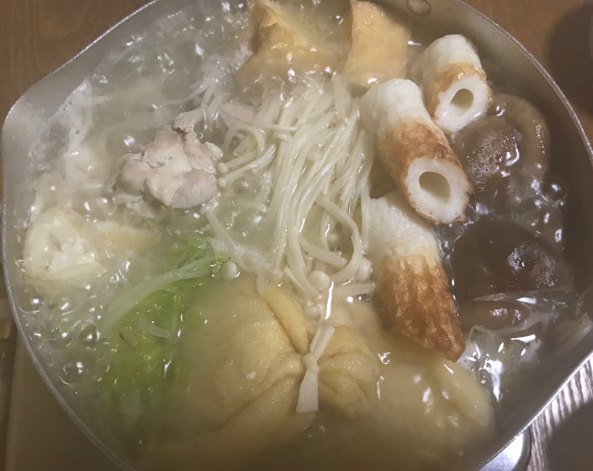 水炊き～(´∇｀)