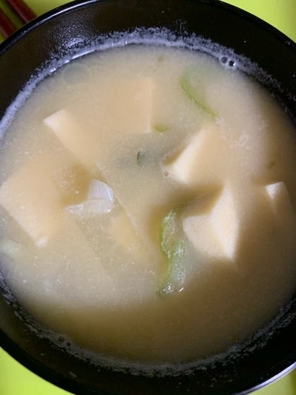 大根と高野豆腐のお味噌汁