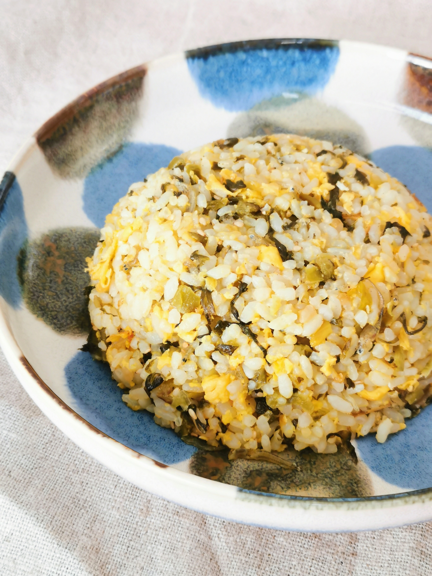 ちゃちゃっと簡単*高菜とじゃこのチャーハン