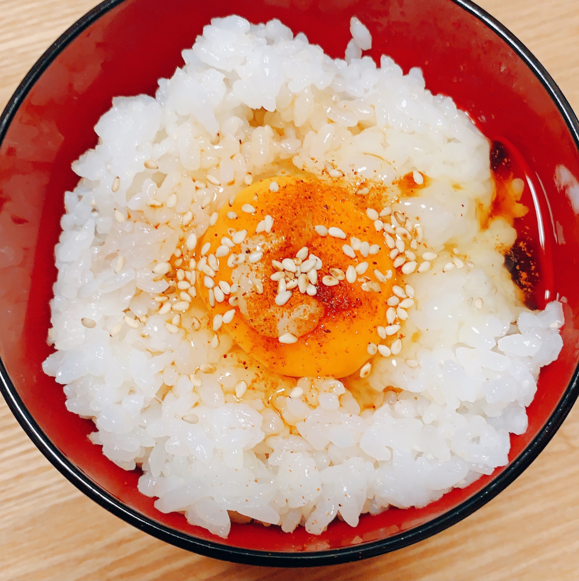 簡単！スタミナ卵かけご飯