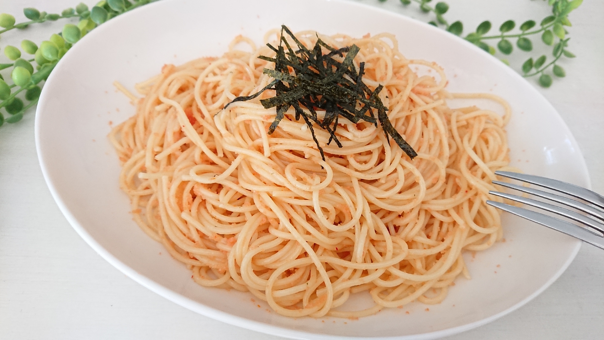 和えるだけで簡単!!明太マヨパスタ