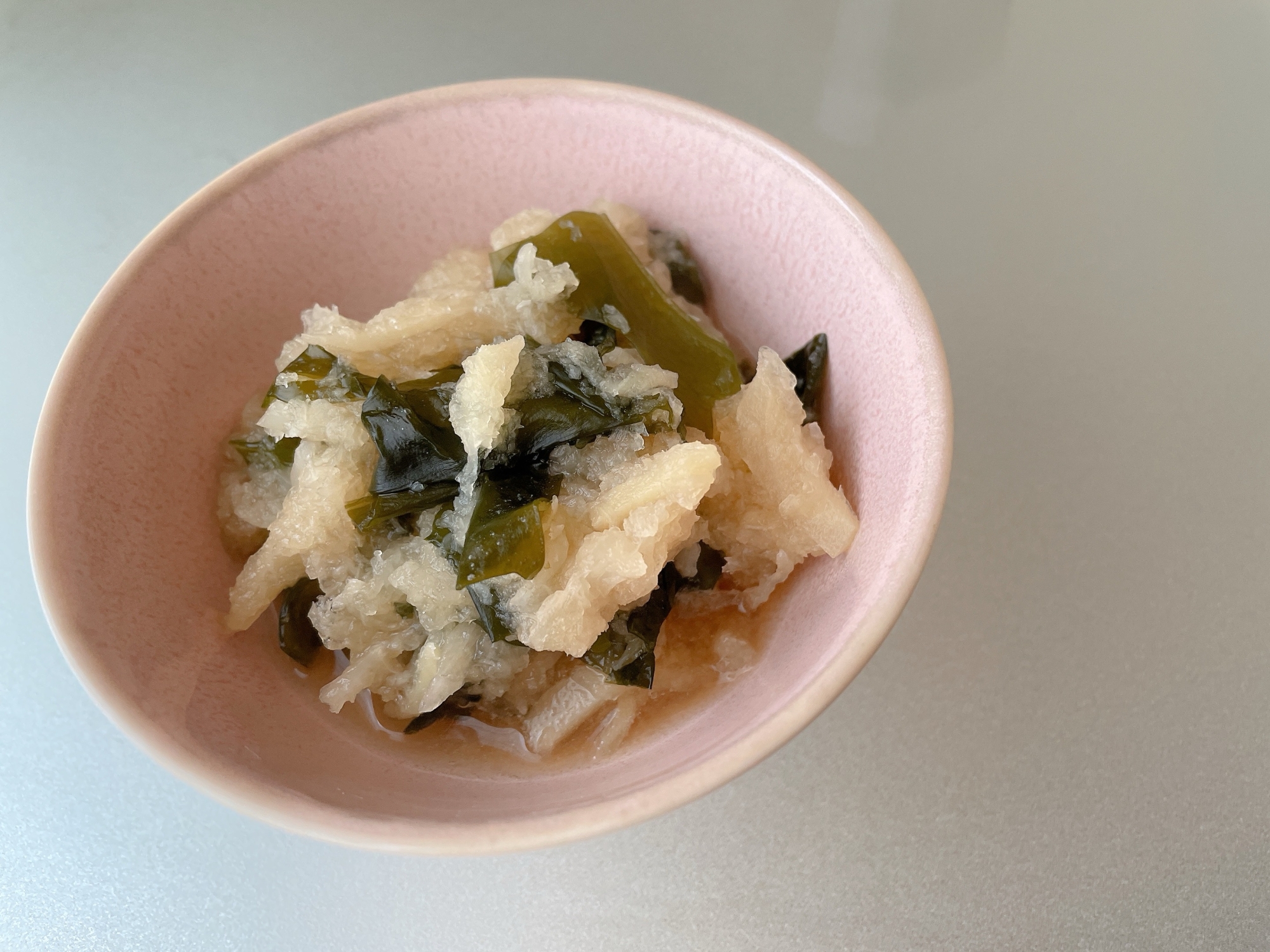 大根おろしとわかめの生姜煮