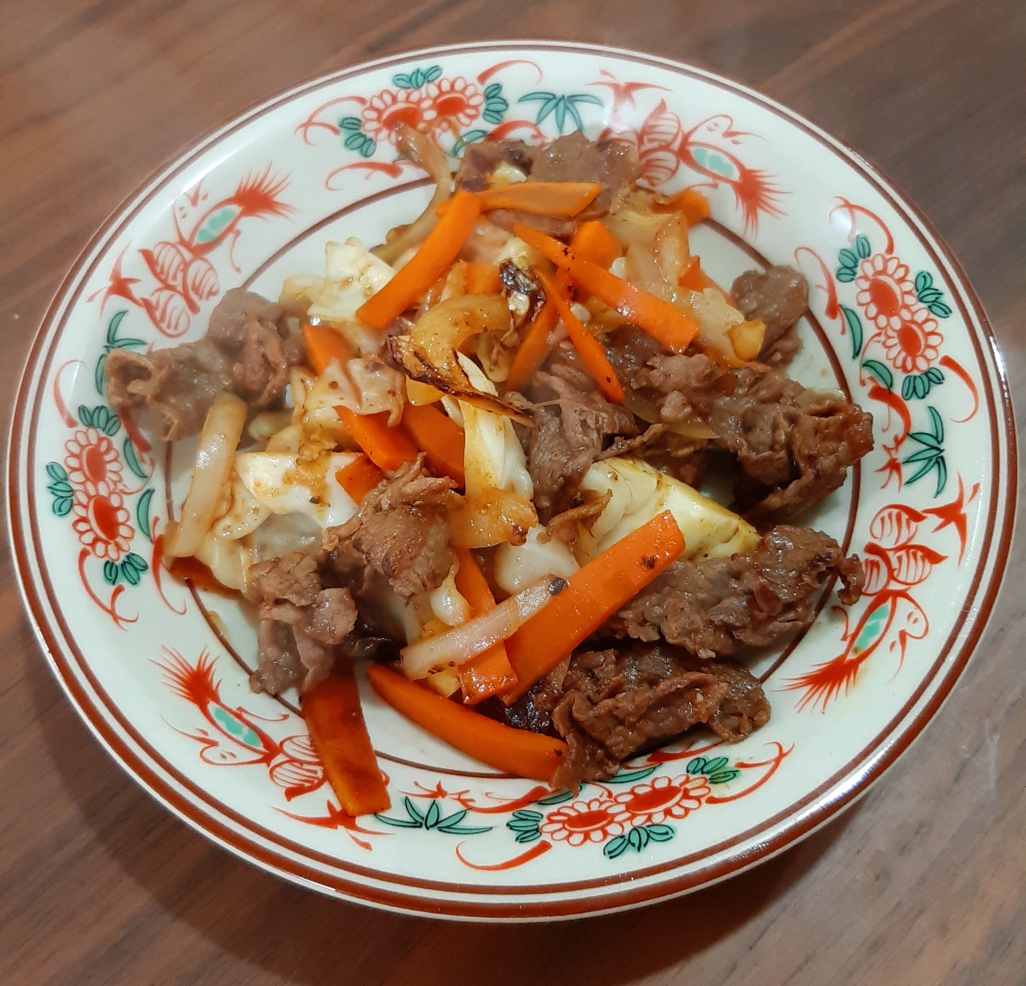 牛肉と野菜のスタミナ炒め