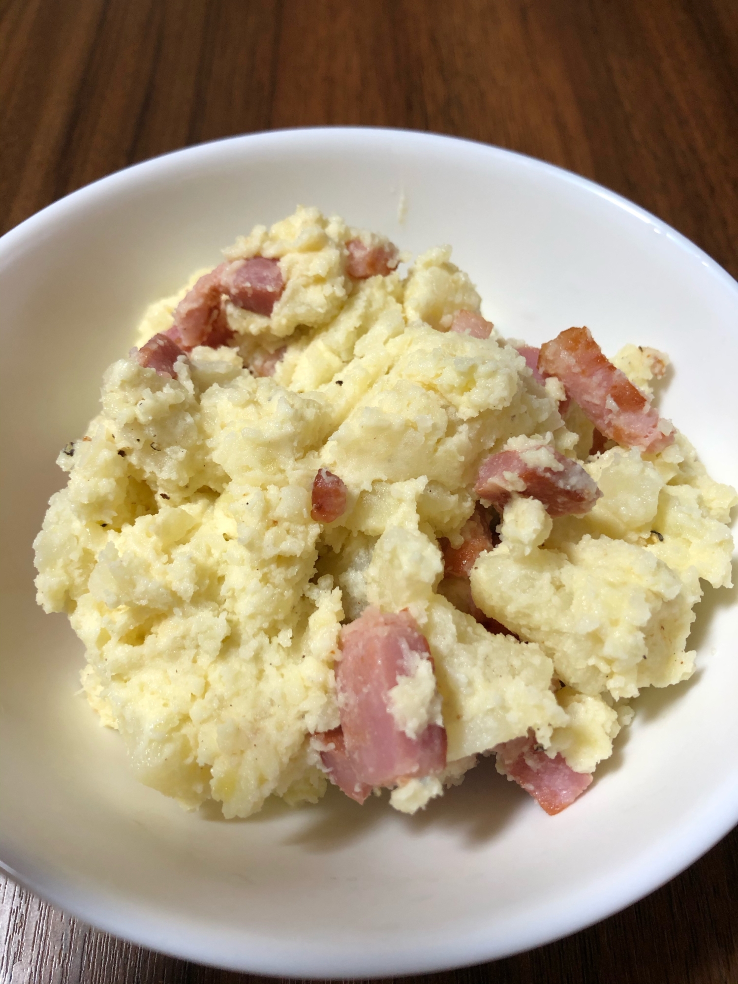 ベーコンのシンプルポテトサラダ