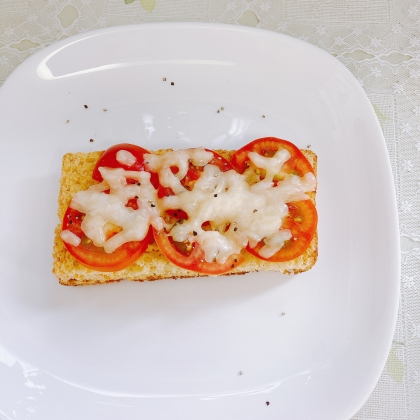 簡単＊トースト　〜トマト＆チーズ〜