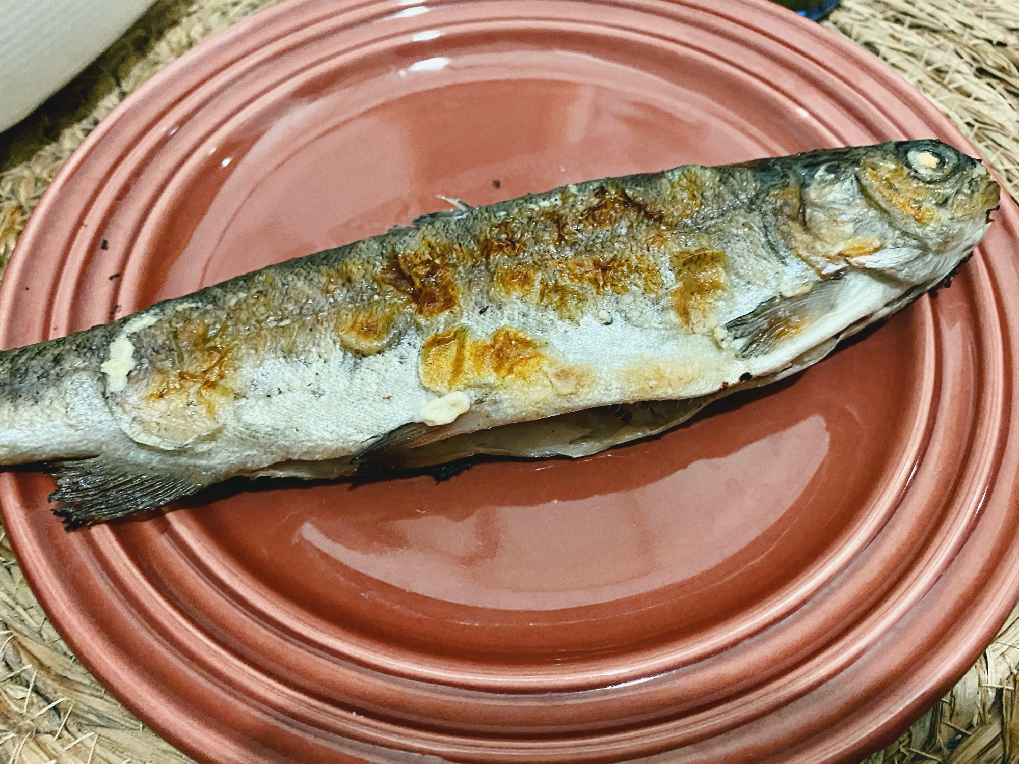 ˚.꒰ ニジマスの塩焼き ꒱.˚