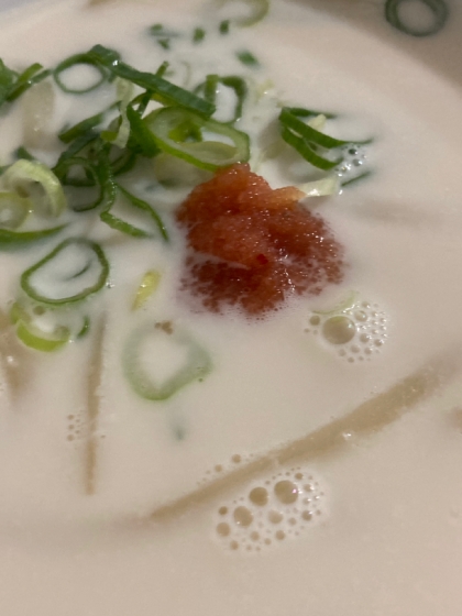 明太クリームうどん