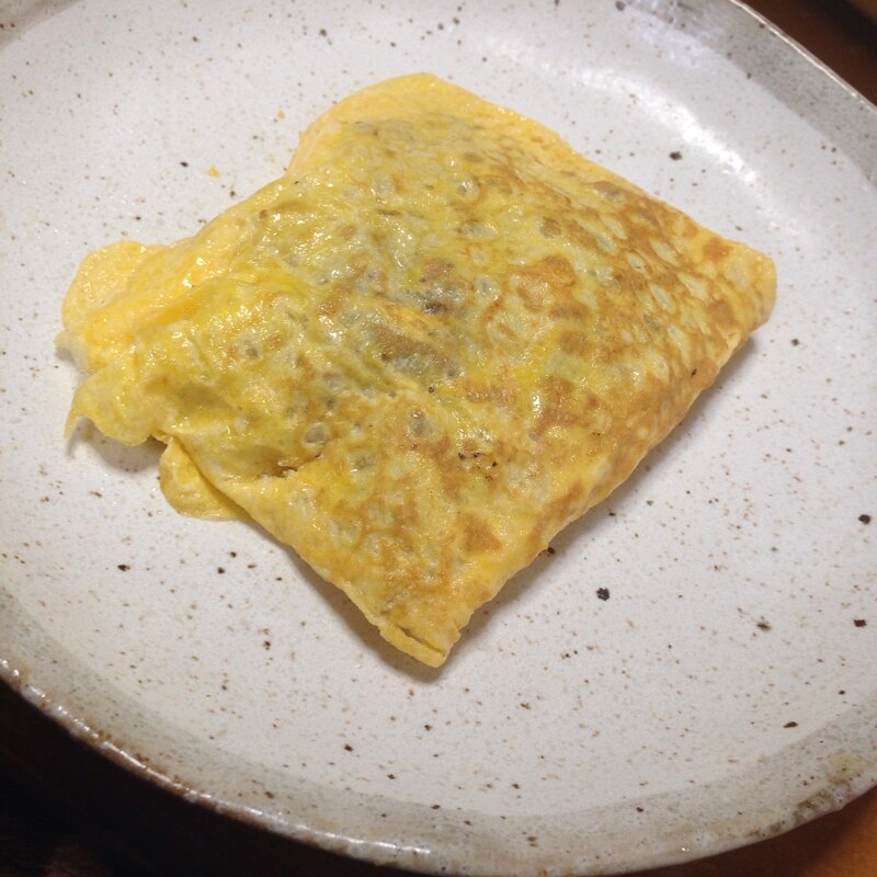 豆苗入り(*^^*)オムレツ☆ レシピ・作り方 by xmickyx - 楽天レシピ