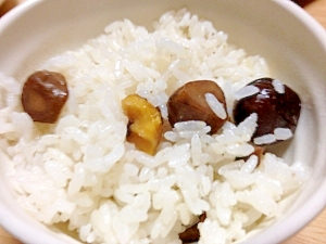 甘栗で簡単 栗ご飯 レシピ 作り方 By ゆゆか 楽天レシピ