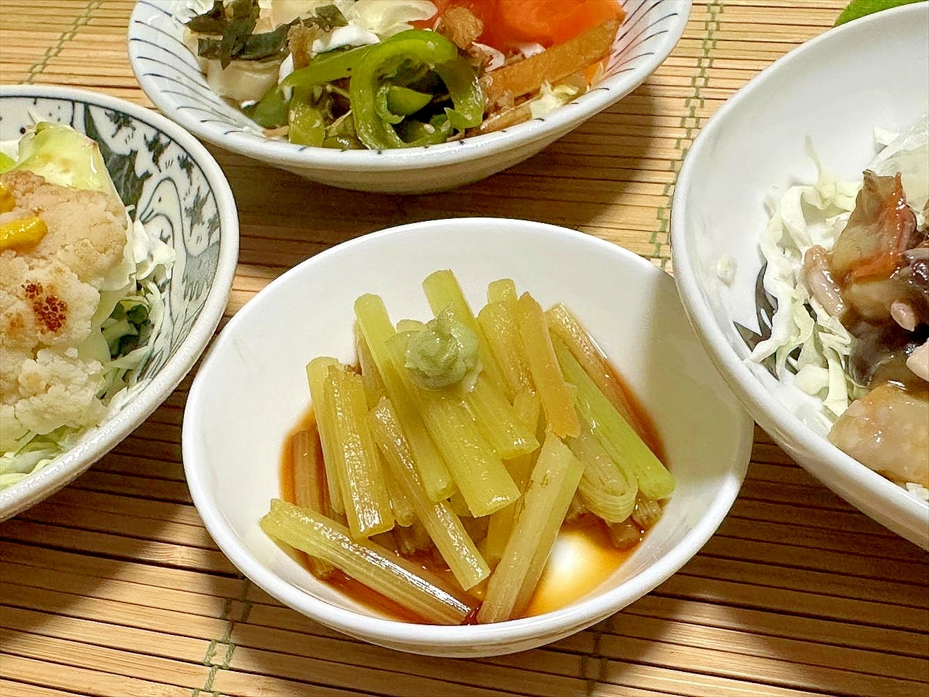 フキのあく抜きできたなら…牡蠣醬油に半日漬けてみて