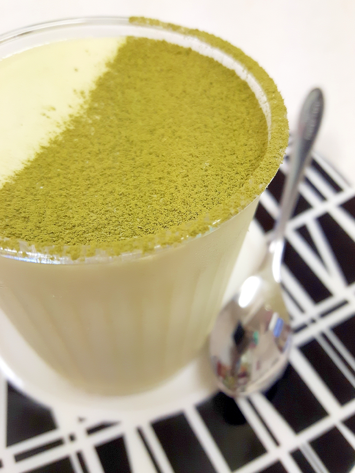 マシュマロで!(^^)子供が喜ぶ抹茶のムース♪