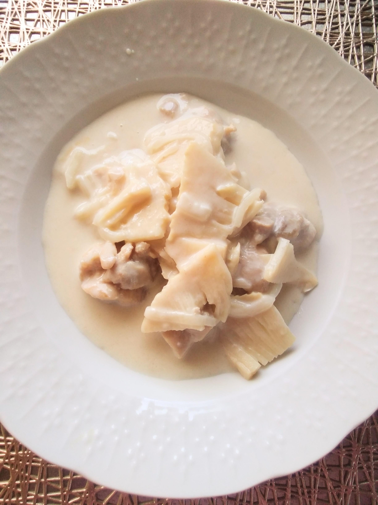 たけのこ☆たけのこのクリームシチュー