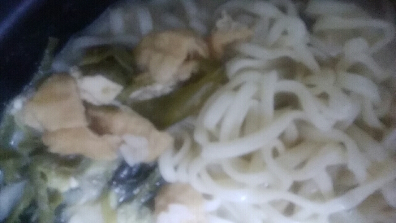 簡単シメうどん