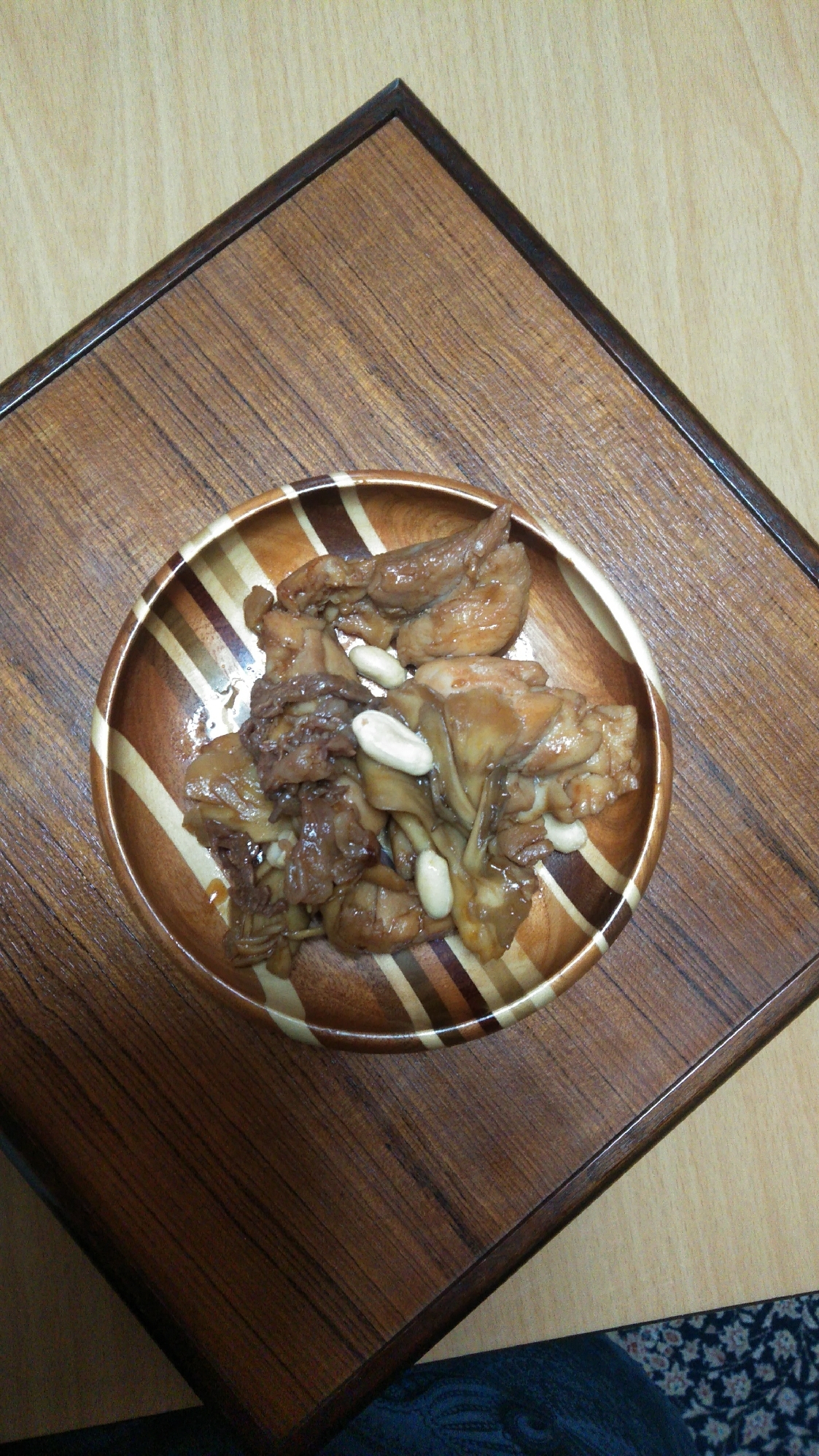 鶏肉と舞茸炒め