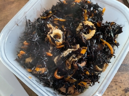 ひじきと蓮根の甘辛煮♬