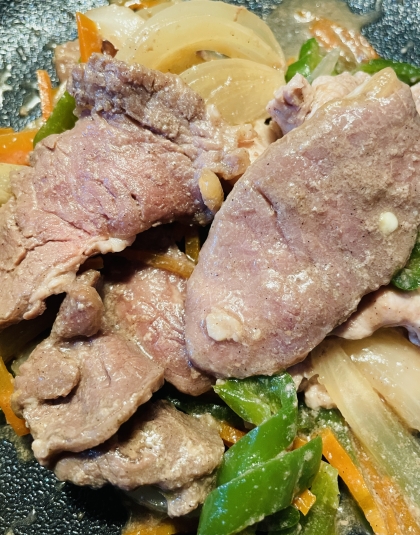 ラム肉のプルコギ風炒め