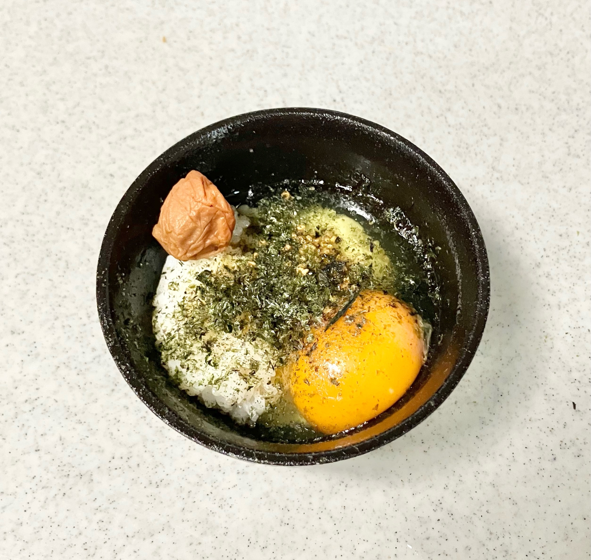 簡単☆玉卵乗せご飯