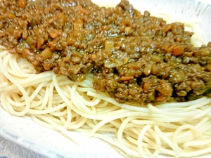 カレーソーススパゲティ