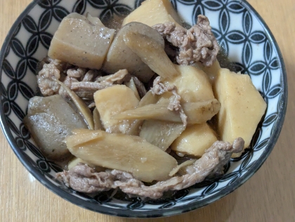 芋煮☆里芋と牛肉の煮物