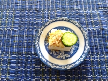浅漬けとオクラ♪冷奴