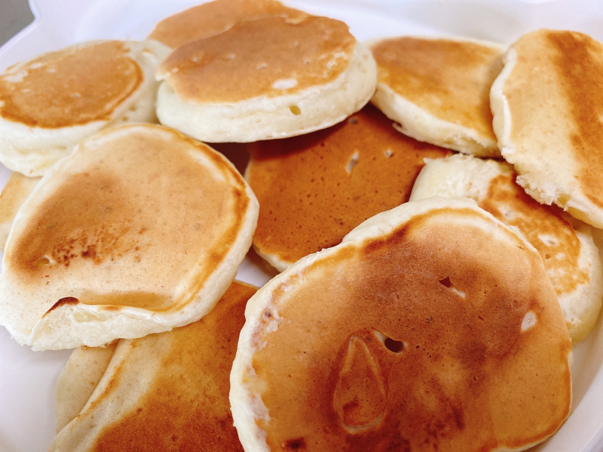 手掴み食べに◎きな粉バナナパンケーキ