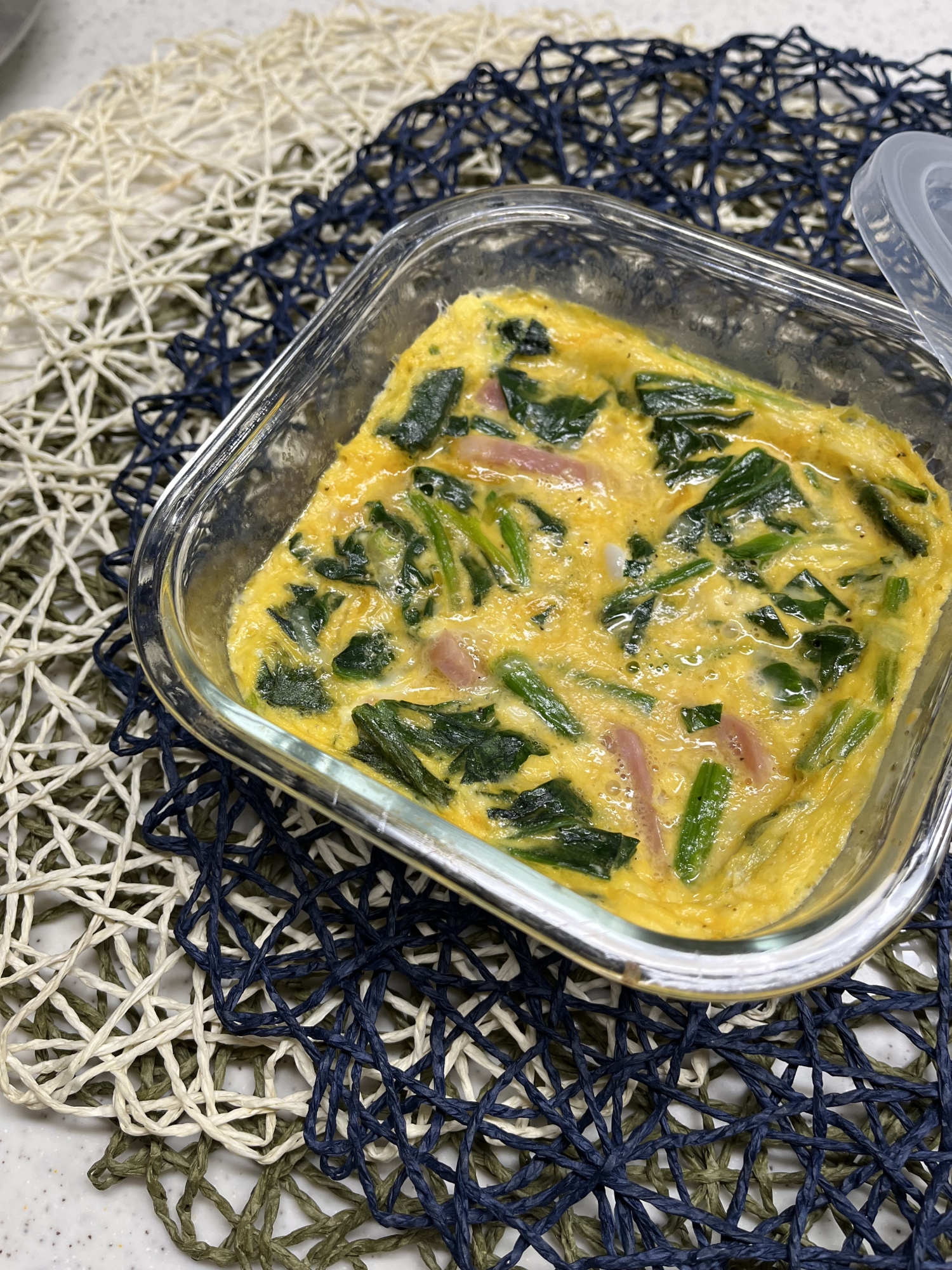 レンジにお任せ♬具沢山でキッシュ風な卵焼き