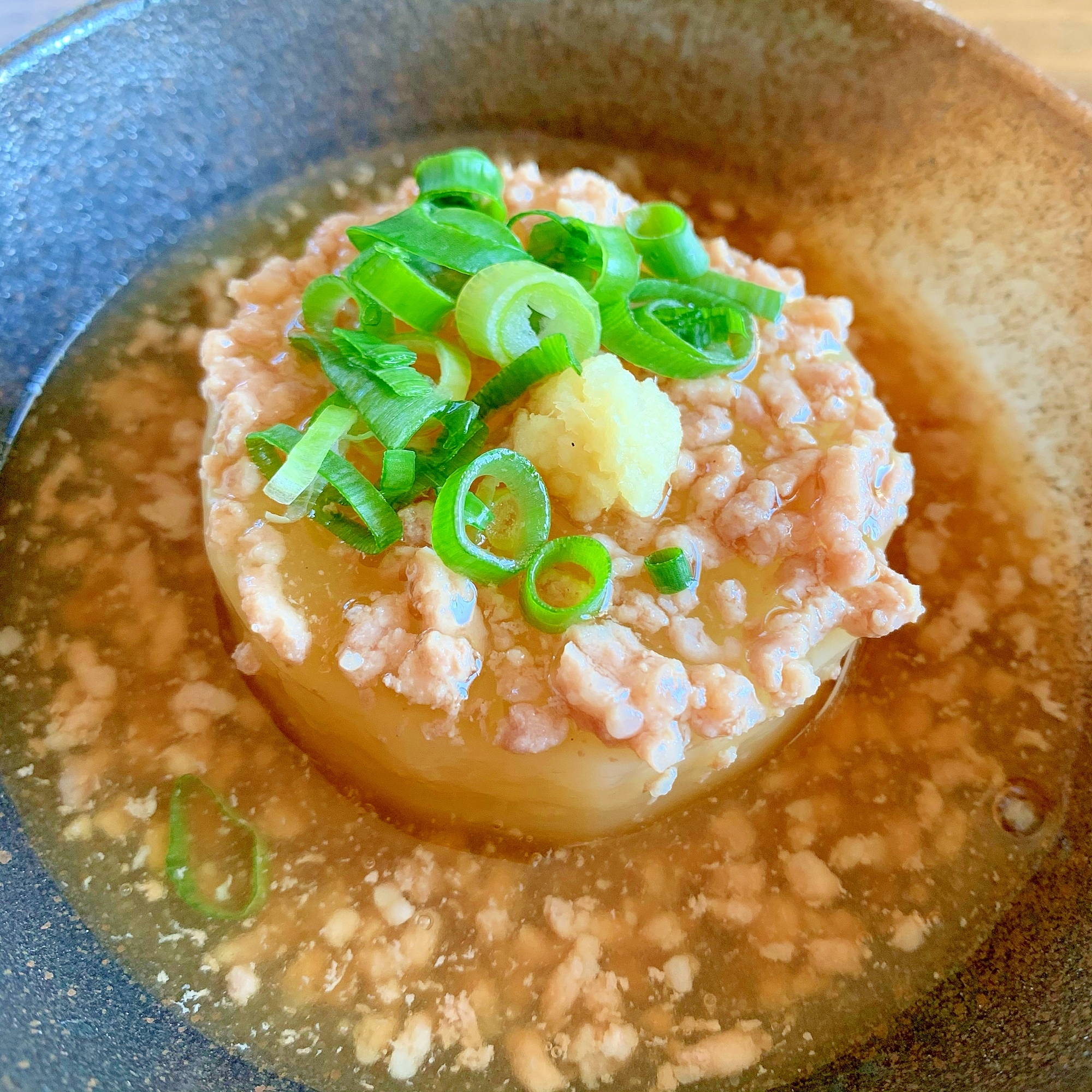 大根のそぼろあんかけ