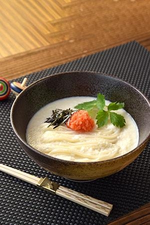 紅白明太とろろうどん