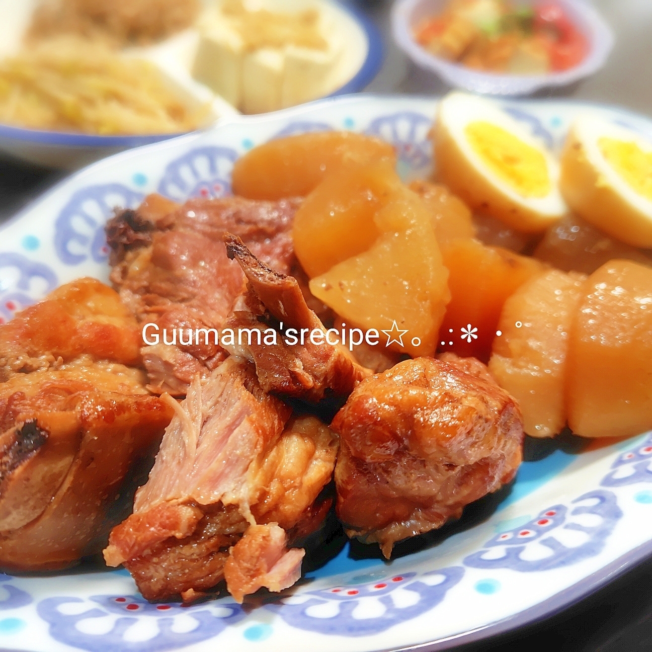 電気圧力鍋♡お箸でほぐれる♡スペアリブの大根の煮物