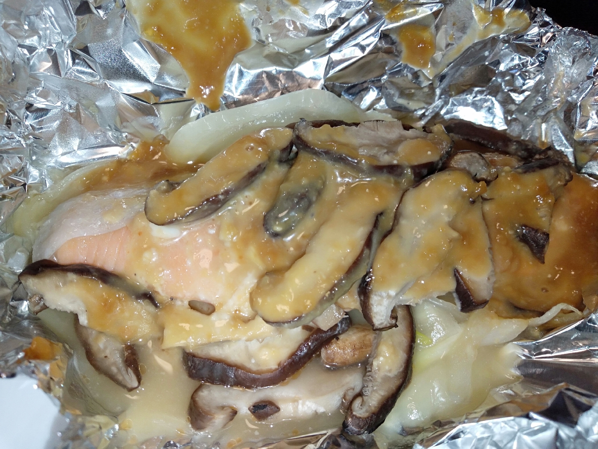 鮭のホイル焼き