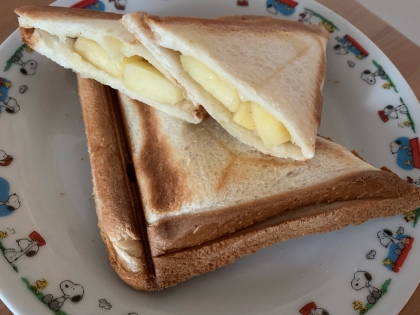 ホットサンドにすると、温かいアップルパイみたいで美味しかったです。