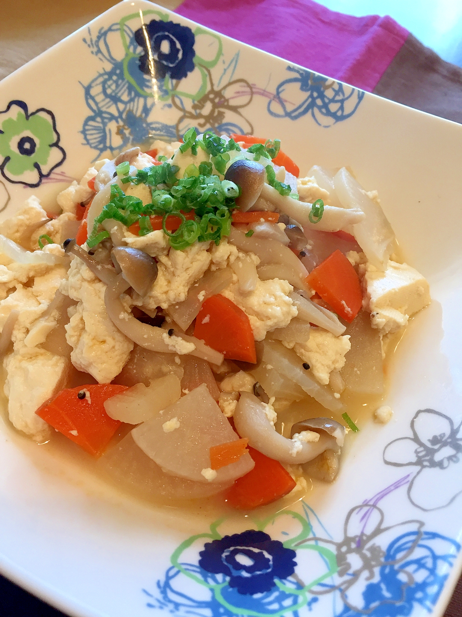 節約！残った豆腐で♩大根と豆腐の炒め煮☆離乳食にも