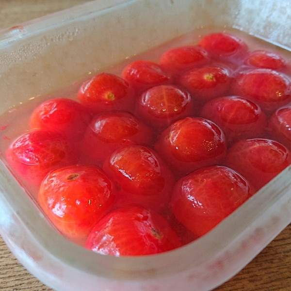 ミニトマトの砂糖漬け 大量消費 レシピ 作り方 By Uki0716 楽天レシピ ミニトマトの砂糖漬け 大量消費 レシピ 作り方 By Uki0716 楽天レシピ