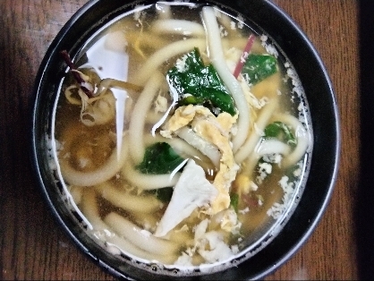 卵とじうどん★めんつゆ