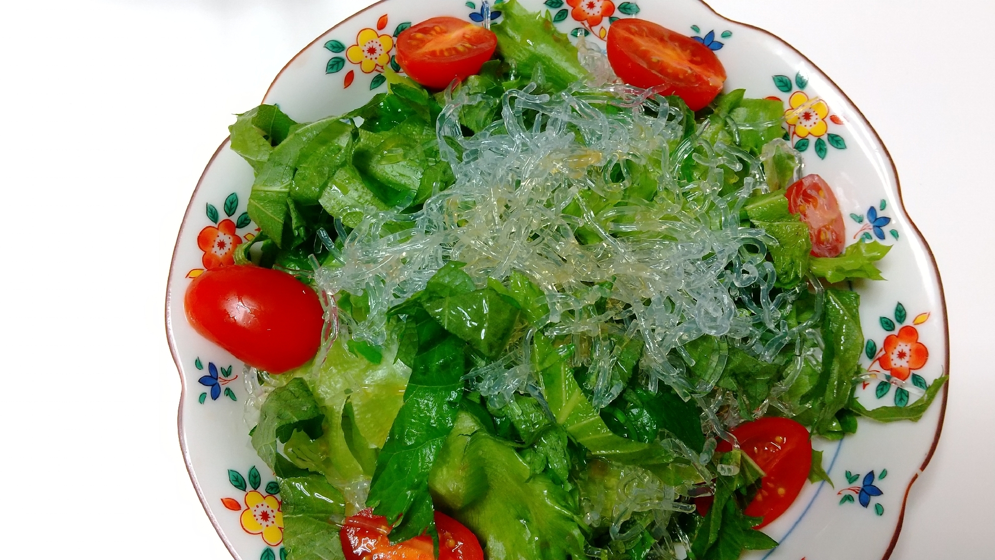 ＊海藻麺＊大葉のグリーンサラダ！