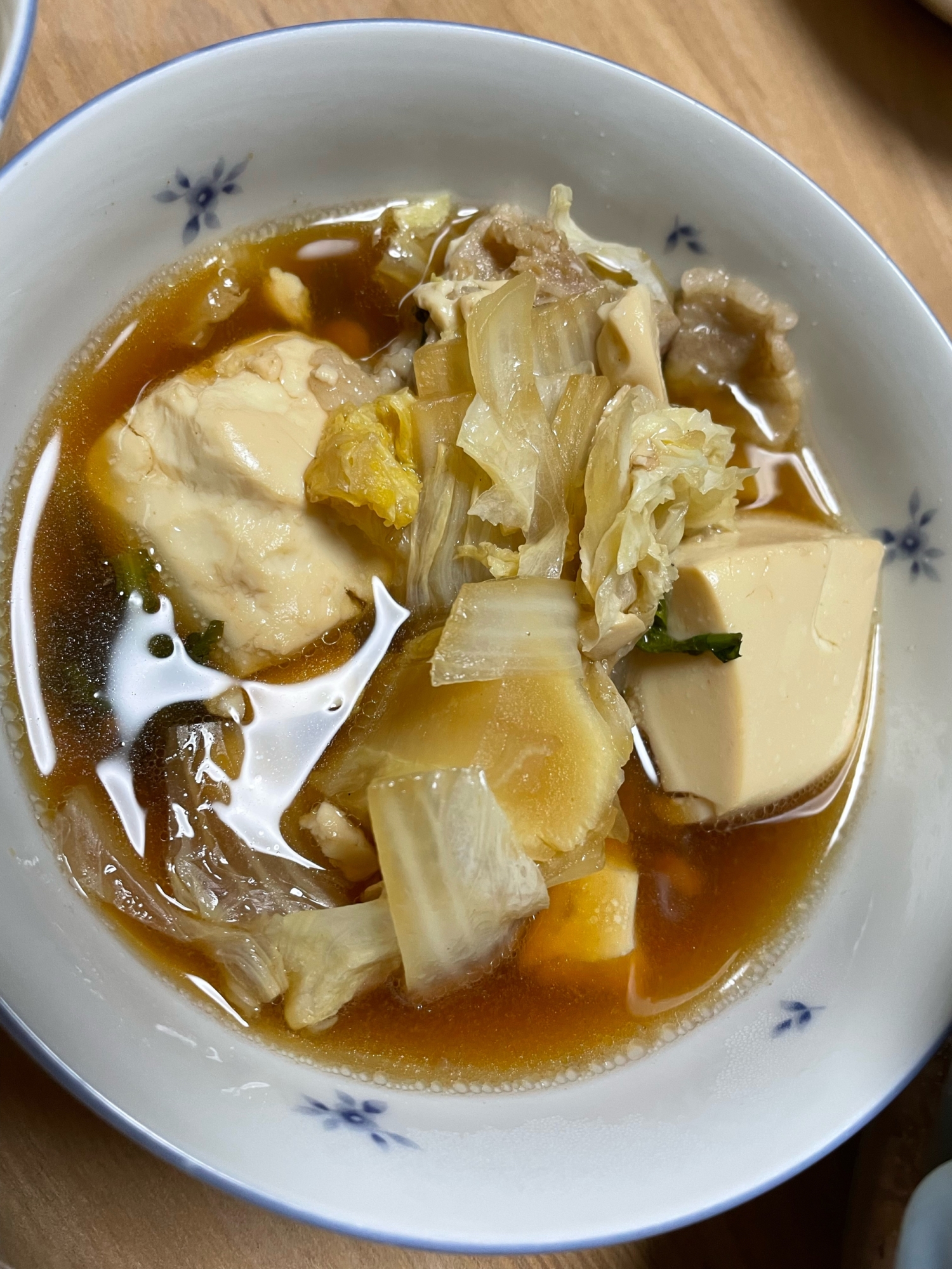 豆腐と野菜のポン酢煮