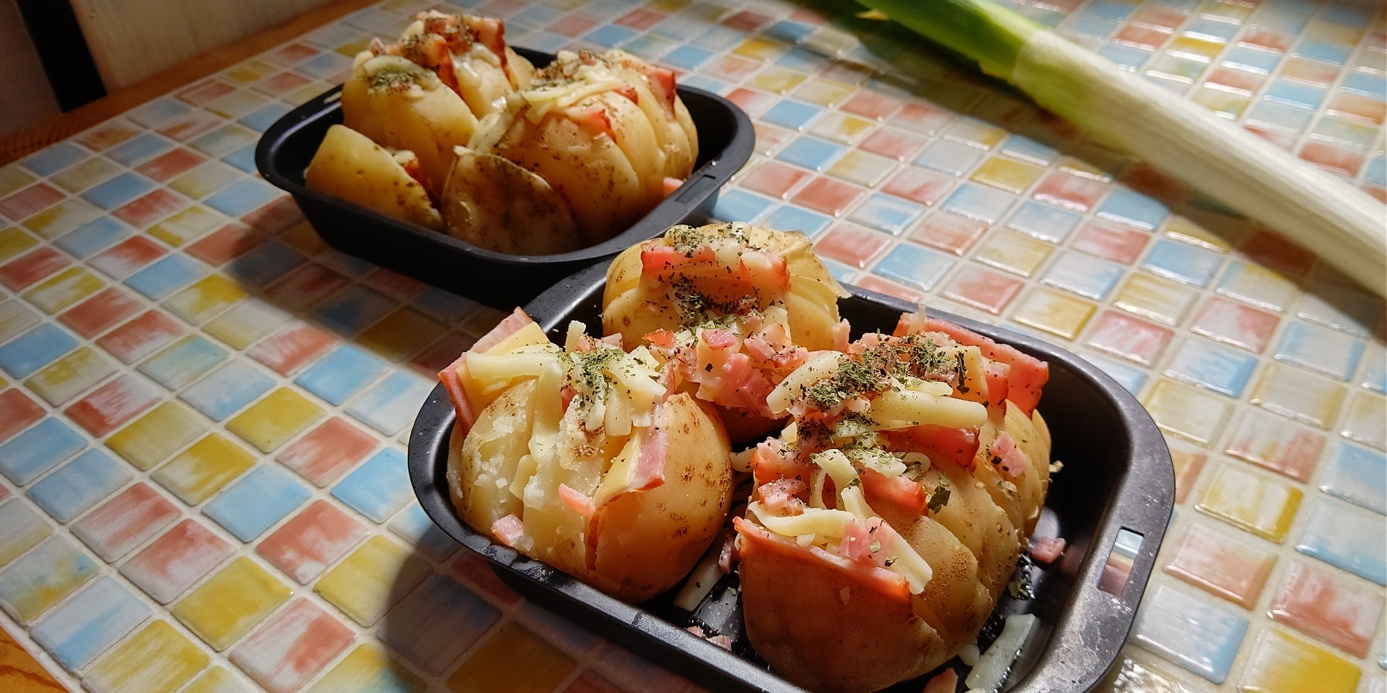 パーティーオススメ!ベーコンのベイクドポテト